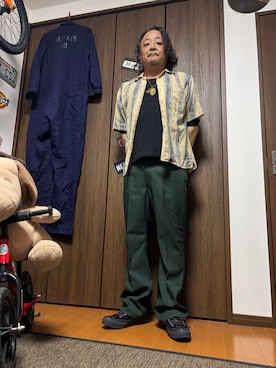 「BEAMS（ビームス）のアイテム」を使った、aaajiさん（メンズ・174cm）の夏コーディネート