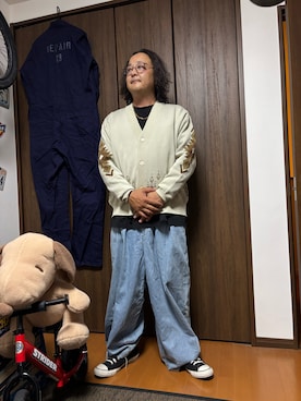 「NULL（ヌル）のアイテム」を使った、aaajiさん（メンズ・174cm）の春コーディネート