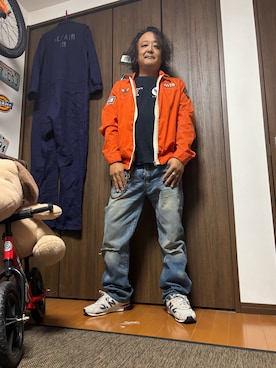 「LEVI'S VINTAGE CLOTHING（リーバイスビンテージクロージング）のアイテム（デニムパンツ）」を使った、aaajiさん（メンズ・174cm）の春コーディネート