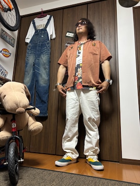 「UNITED ARROWS（ユナイテッドアローズ）のアイテム」を使った、aaajiさん（メンズ・174cm）の夏コーディネート