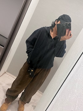 「Yohji Yamamoto（ヨウジヤマモト）のアイテム」を使った、attosanさん（レディース・153cm）の秋コーディネート