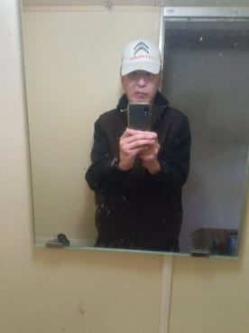 「アイテム（帽子）」を使った、ROKI(相互フォロー)さん（メンズ・183cm）の秋コーディネート