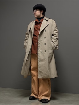 「アイテム（その他アウター）」を使った、テツロウ+さん（メンズ・165cm）の秋コーディネート