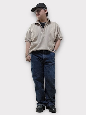 「アイテム（その他シューズ）」を使った、テツロウ+さん（メンズ・165cm）の夏コーディネート