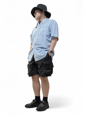 「アイテム（その他シューズ）」を使った、テツロウ+さん（メンズ・165cm）の夏コーディネート