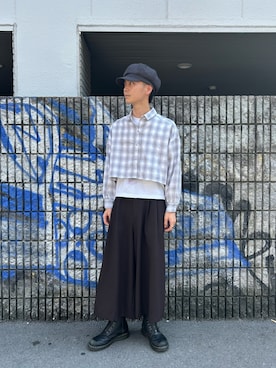 「アイテム（キャスケット）」を使った、takatoさん（メンズ・170cm・20代）の夏コーディネート