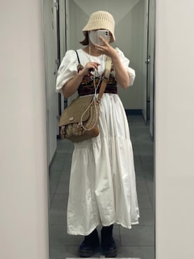 「フォロー、イイネ、お気に入り登録お願いします♡」｜「アイテム（ブーツ）」を使った、sshuuさん（レディース・154cm）の夏コーディネート