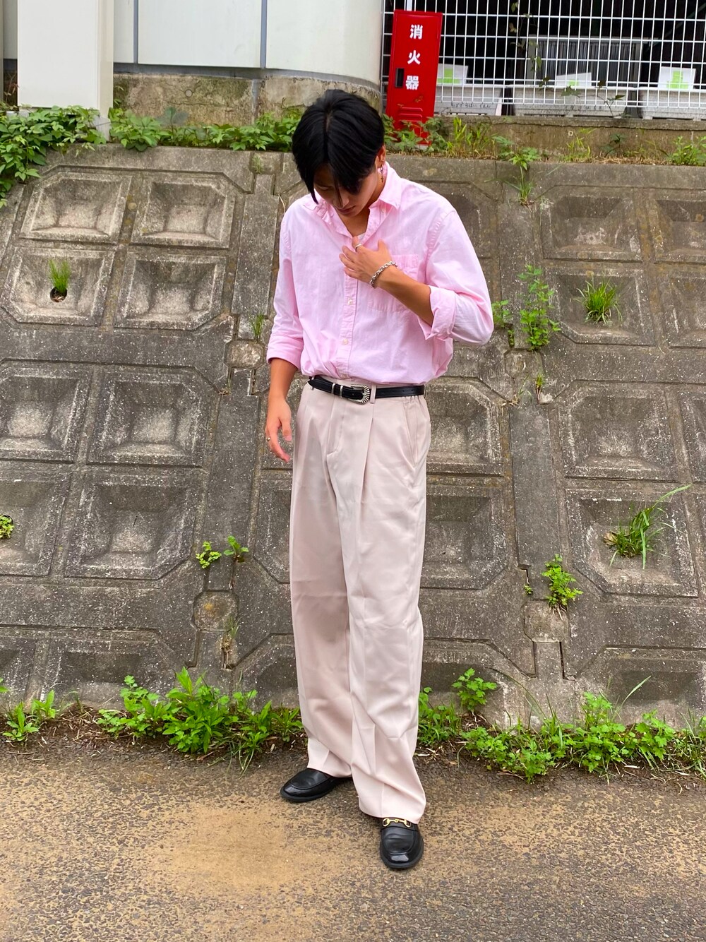 プラージュ　オックスフォードシャツ　ピンク ショート丈オックスフォードシャツ - ピンク | ZARA Japan / 日本