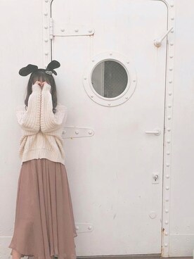 「AVAN LILY（アヴァンリリィ）のアイテム」を使った、shokoさん（レディース・155cm）の秋コーディネート