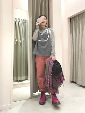 「EPICE（エピス）のアイテム」を使った、yukkoさん（レディース・155cm）の秋コーディネート