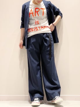 「NACOPARIS」｜yukkoさん（レディース・155cm）の秋コーディネート