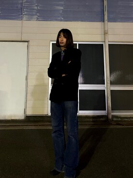「RANDOM IDENTITIES（ランダムアイデンティティーズ）のアイテム（シューズ）」を使った、ゆうさん（メンズ・172cm）の夏コーディネート