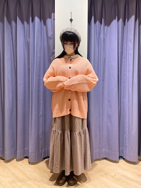 「ほめられ本命コーデ」｜「アイテム（ハンチング/ベレー帽）」を使った、たうさん（レディース・153cm）の冬コーディネート