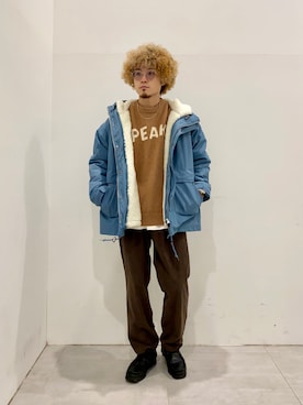 「SIERRA DESIGNS（シェラデザイン）のアイテム（マウンテンパーカー）」を使った、kobaさん（メンズ・170cm）の秋コーディネート
