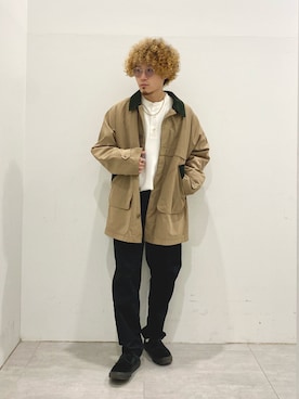 「JOURNAL STANDARD relume（ジャーナルスタンダード　レリューム）のアイテム（ブルゾン）」を使った、kobaさん（メンズ・170cm）の秋コーディネート