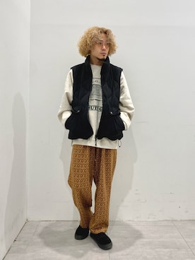 「JOURNAL STANDARD relume（ジャーナルスタンダード　レリューム）のアイテム（ダウンジャケット/コート）」を使った、kobaさん（メンズ・170cm）の冬コーディネート