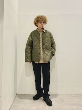 「JOURNAL STANDARD relume（ジャーナルスタンダード　レリューム）のアイテム（ミリタリージャケット）」を使った、kobaさん（メンズ・170cm）の秋コーディネート