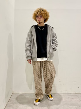 「JOURNAL STANDARD relume（ジャーナルスタンダード　レリューム）のアイテム（ブルゾン）」を使った、kobaさん（メンズ・170cm）の秋コーディネート
