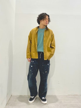 「SMITH'S（スミス）のアイテム（トップス）」を使った、kobaさん（メンズ・170cm）の秋コーディネート