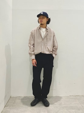 「SMITH'S（スミス）のアイテム（パンツ）」を使った、kobaさん（メンズ・170cm）の秋コーディネート