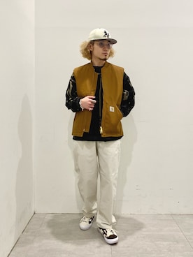 「JOURNAL STANDARD relume（ジャーナルスタンダード　レリューム）のアイテム（ブルゾン）」を使った、kobaさん（メンズ・170cm）の冬コーディネート
