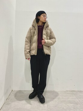 「JOURNAL STANDARD relume（ジャーナルスタンダード　レリューム）のアイテム（ダウンジャケット/コート）」を使った、kobaさん（メンズ・170cm）の秋コーディネート