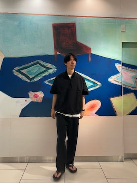 ハルさん(メンズ・183cm)の夏コーディネート