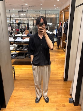 「YLEVE（イレーヴ）のアイテム」を使った、ハルさん（メンズ・183cm）の夏コーディネート