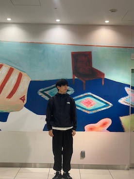「アイテム（マウンテンパーカー）」を使った、ハルさん（メンズ・183cm）の秋コーディネート