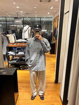 「URBAN RESEARCH（アーバンリサーチ）のアイテム（シャツ/ブラウス）」を使った、ハルさん（メンズ・183cm）の秋コーディネート