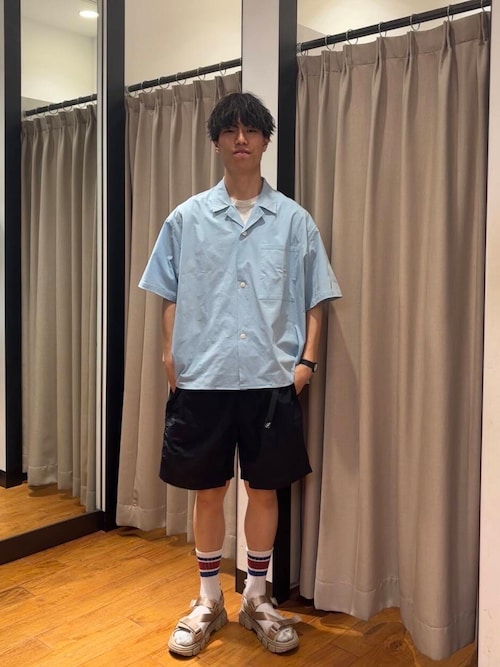 GGG　Open Collar Short-Sleeve Shirts