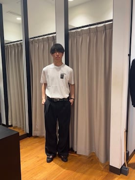 「URBAN RESEARCH（アーバンリサーチ）のアイテム（Tシャツ/カットソー）」を使った、ハルさん（メンズ・183cm）の夏コーディネート