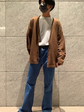 「G.O.C（ジーオーシー）のアイテム（Tシャツ/カットソー）」を使った、じゅんさん（メンズ・170cm）の秋コーディネート
