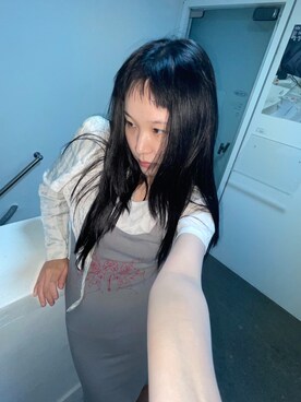 「Ann DEMEULEMEESTER（アンドゥムルメステール）のアイテム（ジャケット/アウター）」を使った、mindurownbiznizさん（レディース・160cm）の春コーディネート