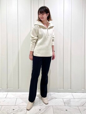 「細身のパンツ」｜kanaさん（レディース・159cm）の秋コーディネート