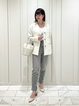 「バッグ」｜「アイテム（その他）」を使った、kanaさん（レディース・159cm）の春コーディネート