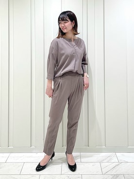「キュプラ」｜kanaさん（レディース・159cm）の春コーディネート