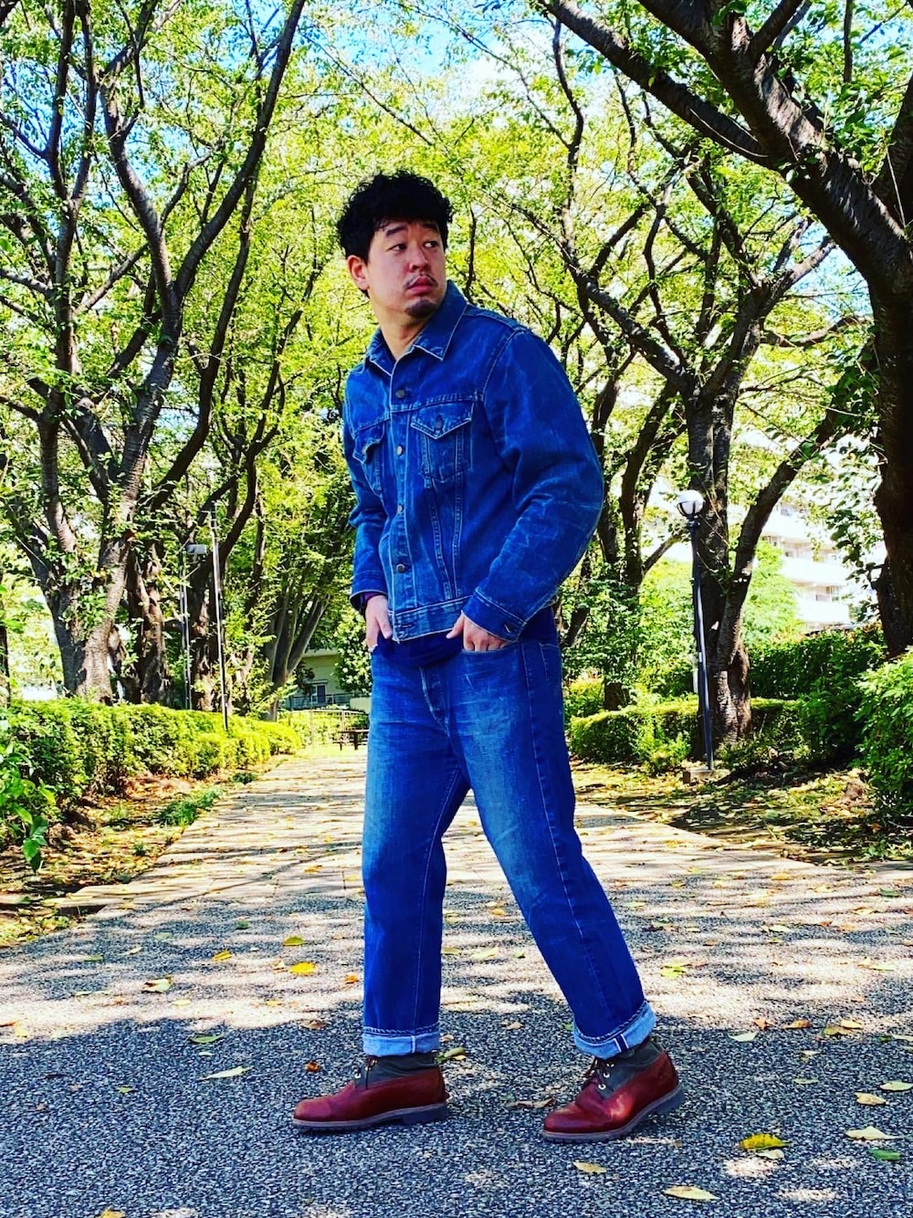 Timberland Tシャツ デニム アメカジ コーデ c-boy style 今日のコーデ！ @rocawear のデニム🔥 @crowsproduction で購入
