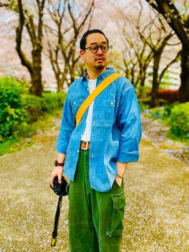 「アメカジな研究者」｜joeさん（メンズ・177cm）の春コーディネート