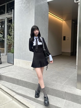 「骨格ウェーブ」｜桃さん（レディース・164cm・20代）の夏コーディネート