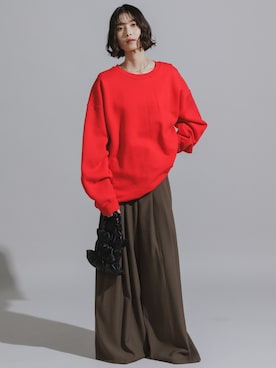 「AO2（アオズ）のアイテム」を使った、桃さん（レディース・164cm）の秋コーディネート