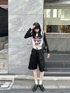 「Dickies（ディッキーズ）のアイテム（チノパンツ）」を使った、桃さん（骨格ウェーブ・レディース・164cm）の夏コーディネート