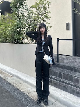 「オフィスカジュアル」｜桃さん（レディース・164cm・20代）の秋コーディネート