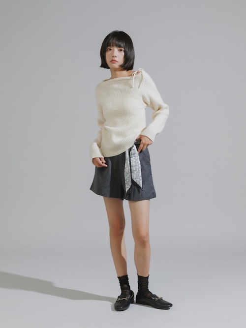 セール】Short pants with ribbon / リボン付き ショートパンツ