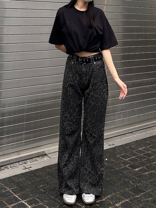 【NASTY FANCY CLUB】 Leopard Bootcut Pants★送料・関税込★ FANCY CLUB/ファンシークラブ LEOPARD BOOTCUT PANTS レオパード