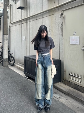 「ROOPTOKYO（ループトウキョウ）のアイテム」を使った、桃さん（レディース・164cm）の夏コーディネート