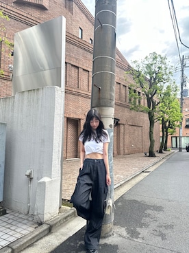 「骨格ウェーブ」｜桃さん（レディース・164cm・20代）の夏コーディネート