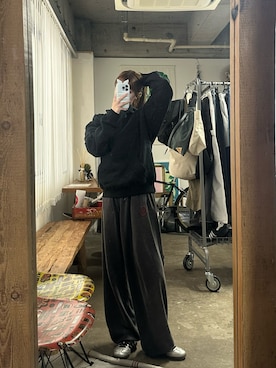 「FOG ESSENTIALS（エフオージーエッセンシャルズ）のアイテム」を使った、桃さん（レディース・164cm）の春コーディネート