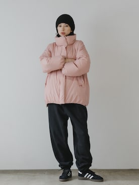 「アイテム（ダウンジャケット/コート）」を使った、桃さん（レディース・164cm・20代）の秋コーディネート