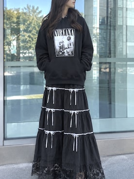 「GOOD ROCK SPEED（グッドロックスピード）のアイテム」を使った、迎　稀羅莉さん（レディース・160cm）の秋コーディネート